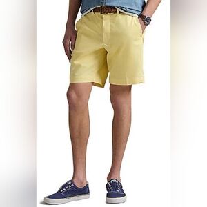 Polo Ralph Lauren Men’s Slim Fit Stretch Shorts | Size 42 | Yellow